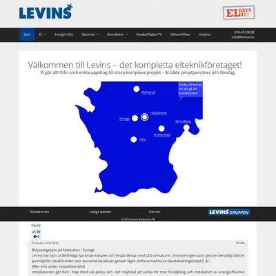 levinsel.se startsida 2016