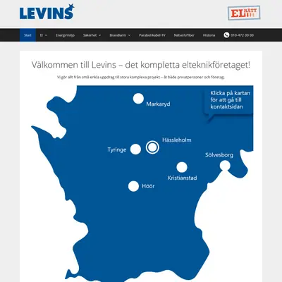 levinsel.se startsida 2019