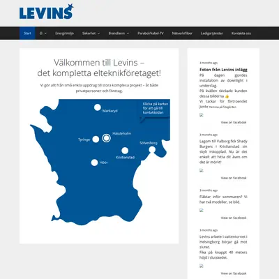 levinsel.se startsida 2020