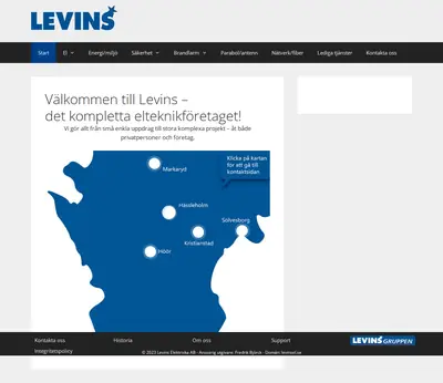 levinsel.se startsida 2023