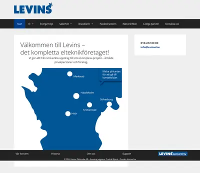 levinsel.se startsida 2024