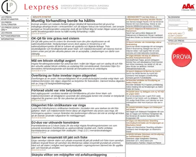 LEXPRESS startsida 2016