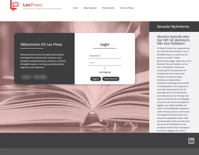 LEXPRESS startsida 2023