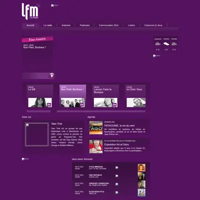 L-FM startsida 2011