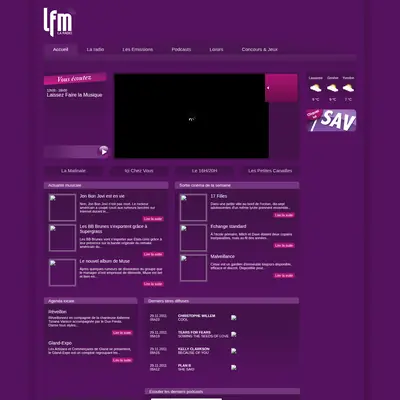 L-FM startsida 2012