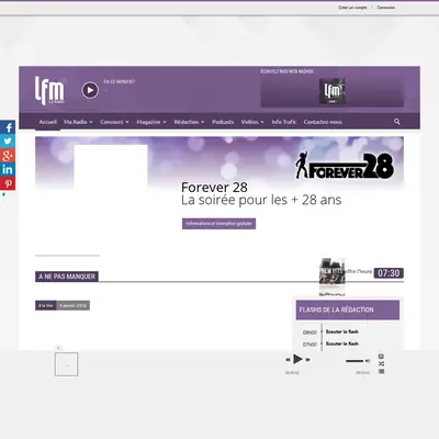 L-FM startsida 2016