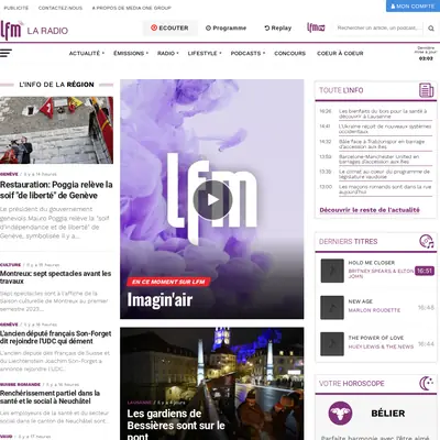 L-FM startsida 2023