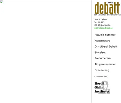 Liberal debatt startsida 2002