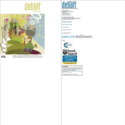 Liberal debatt startsida 2010