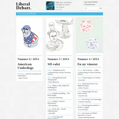 Liberal debatt startsida 2015