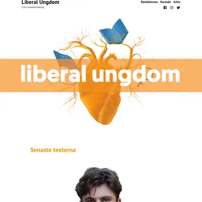 Liberal ungdom startsida 2025