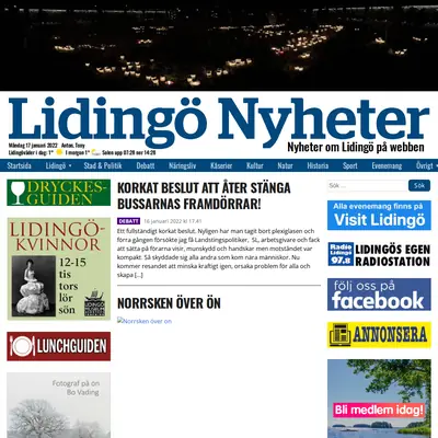 Aktuellt från Lidingö församling startsida 2022