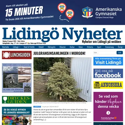 Aktuellt från Lidingö församling startsida 2024