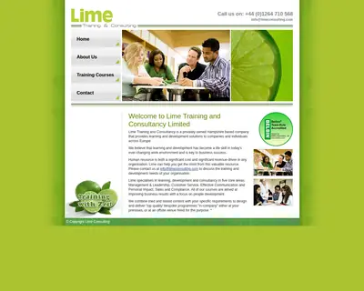 www.limeconsulting.com startsida 2011