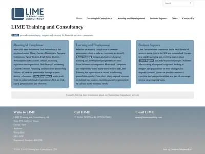 www.limeconsulting.com startsida 2017
