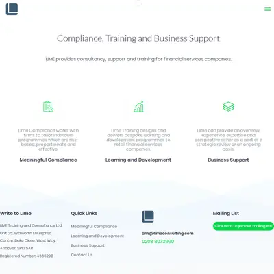 www.limeconsulting.com startsida 2019