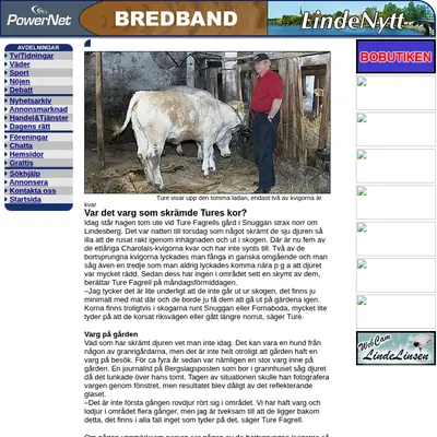 LINDENYTT startsida 2000