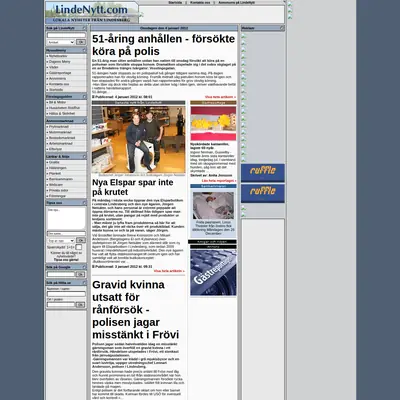 LINDENYTT startsida 2012