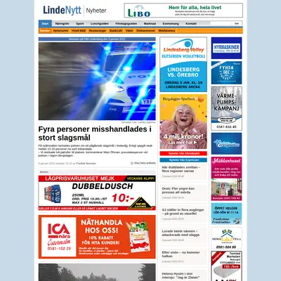 LINDENYTT startsida 2022