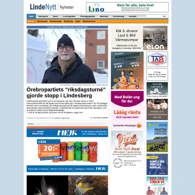 LINDENYTT startsida 2026