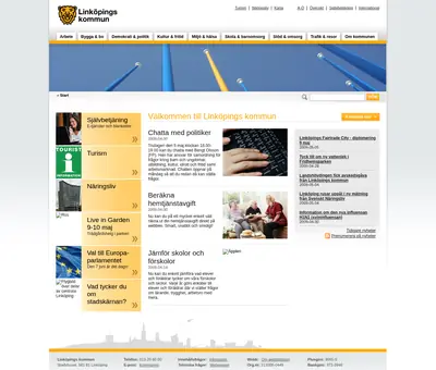 www.linkoping.se/nyheter startsida 2009