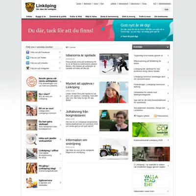 www.linkoping.se/nyheter startsida 2016