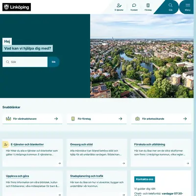 www.linkoping.se/nyheter startsida 2026