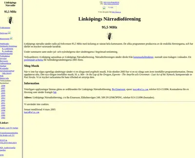 Linköpings närradioförening startsida 2009