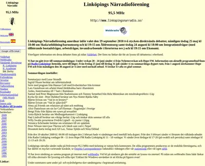 Linköpings närradioförening startsida 2010