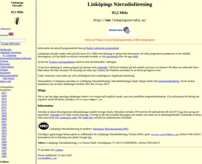 Linköpings närradioförening startsida 2020