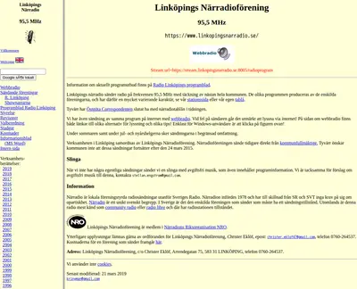 Linköpings närradioförening startsida 2022