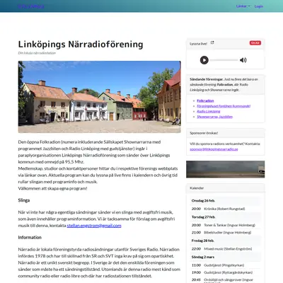 Linköpings närradioförening startsida 2025