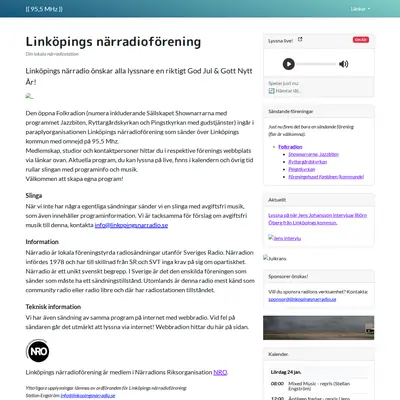 Linköpings närradioförening startsida 2026
