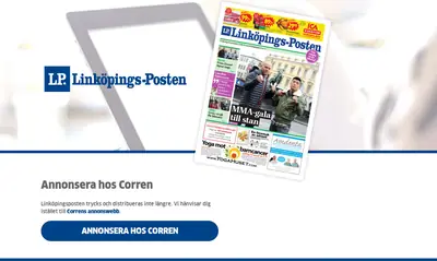 Linköpings Posten startsida 2025