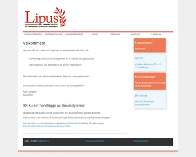 IPULS nyhetsbrev startsida 2013