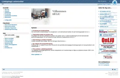 LiU magasin startsida 2006