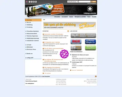LiU magasin startsida 2007