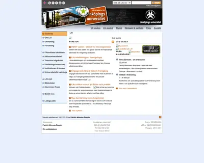 LiU magasin startsida 2008