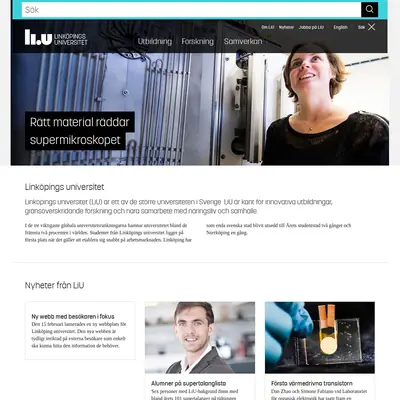 LiU magasin startsida 2017