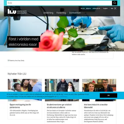 LiU magasin startsida 2019