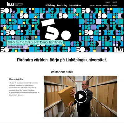 LiU magasin startsida 2025