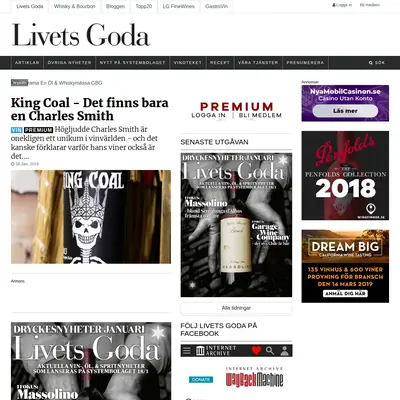 Livets Goda startsida 2019