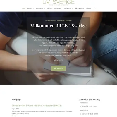 Liv i Sverige startsida 2022