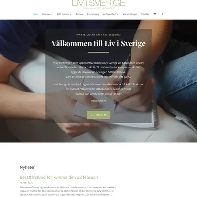 Liv i Sverige startsida 2024