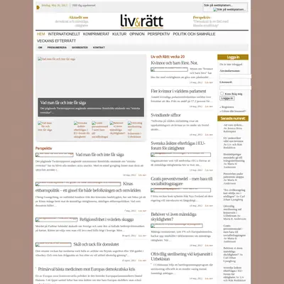 www.livochratt.se startsida 2012