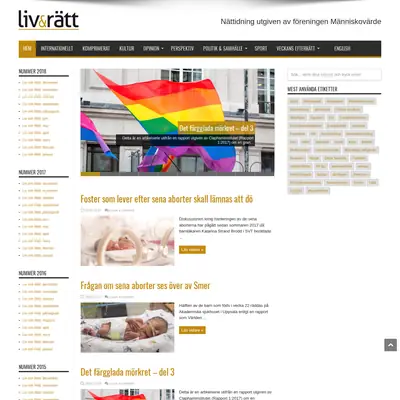 www.livochratt.se startsida 2019