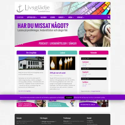 Gudstjänst Livsglädje Landskrona startsida 2019