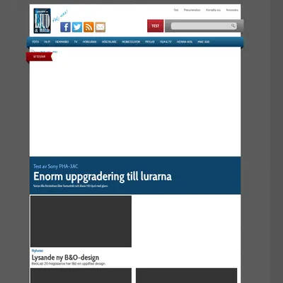 Ljud & Bild startsida 2015