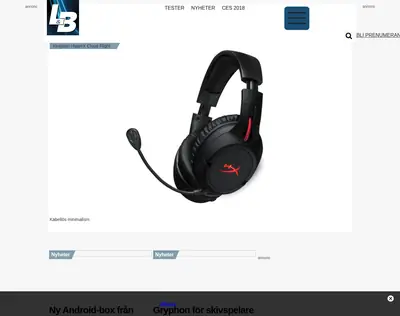 Ljud & Bild startsida 2018