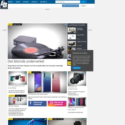 Ljud & Bild startsida 2019